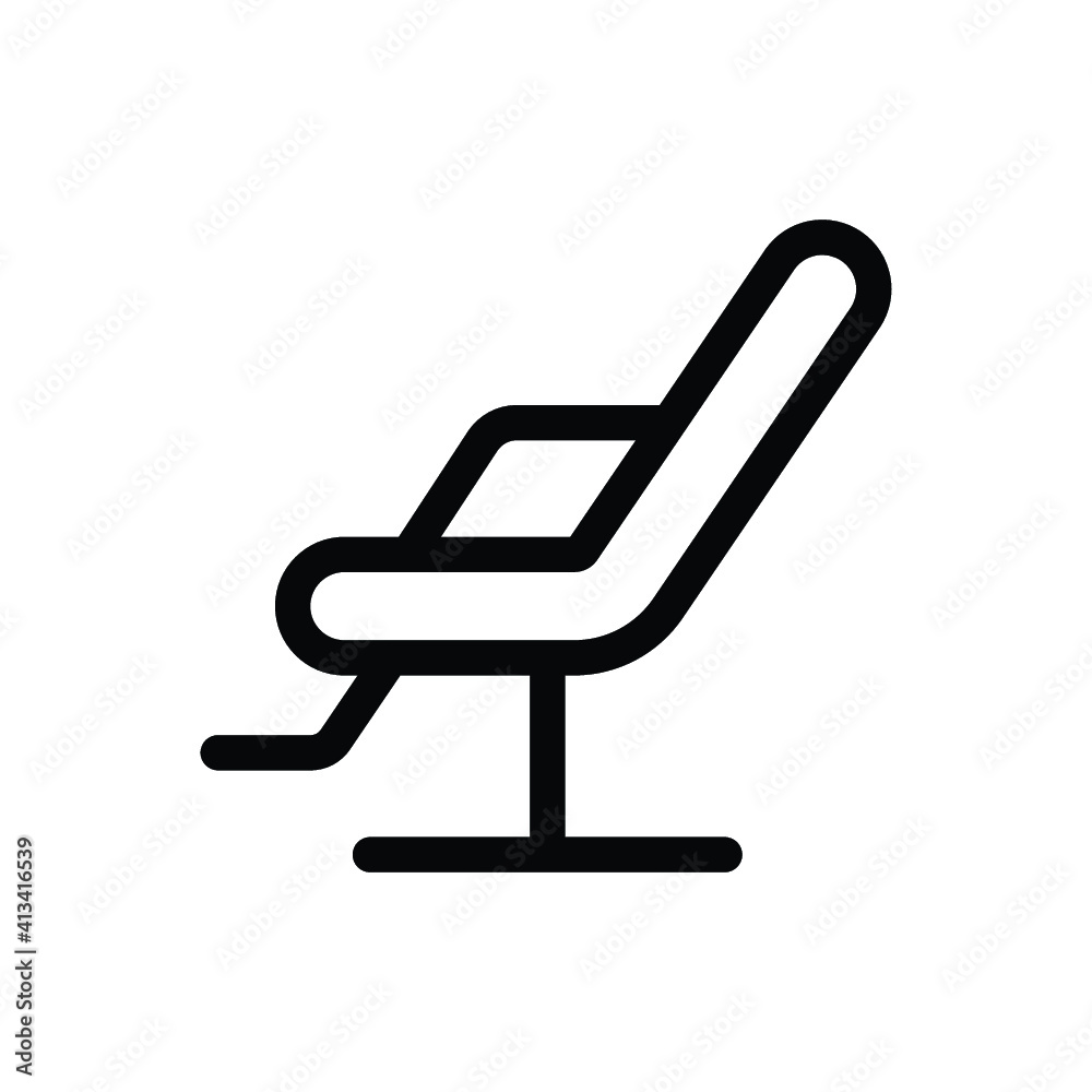barbershop chair icon vector barbershop chair icon vector