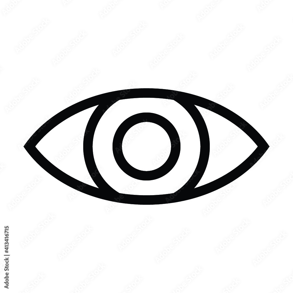 eye icon vector eye icon vector
