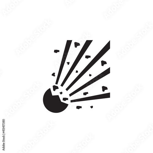 explosive icon symbol sign vector