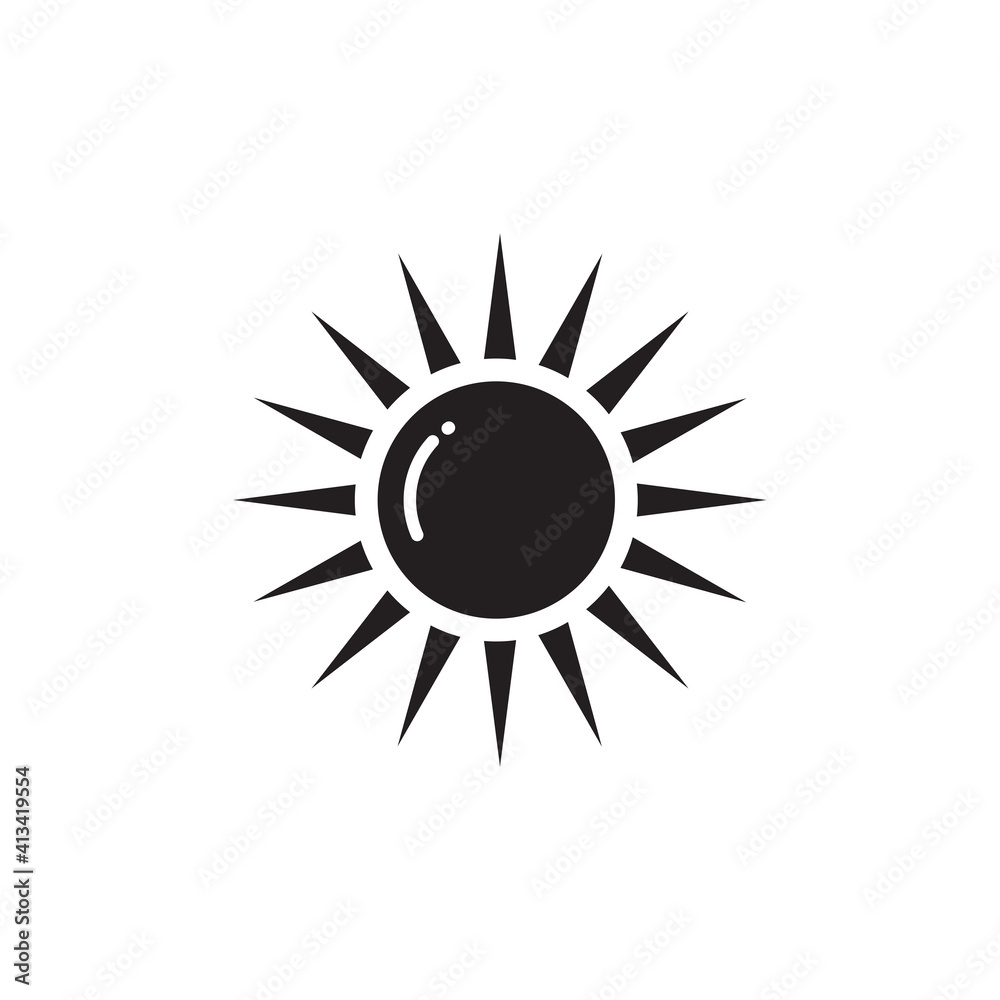 sun icon symbol sign vector sun icon symbol sign vector