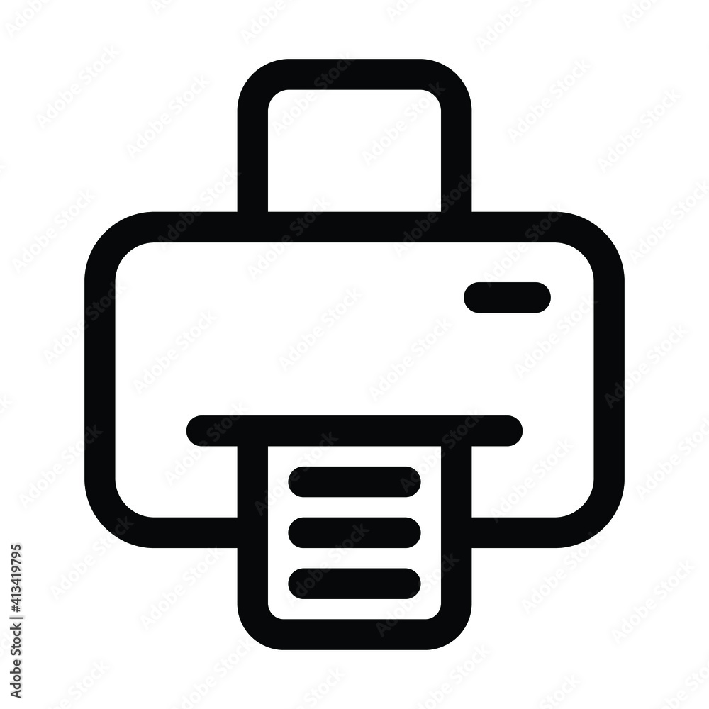printer icon vector printer icon vector