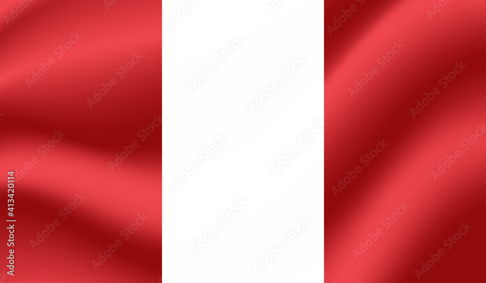 Grunge Peru flag. Peru flag with waving grunge texture. Grunge Peru flag. Peru flag with waving grunge texture.