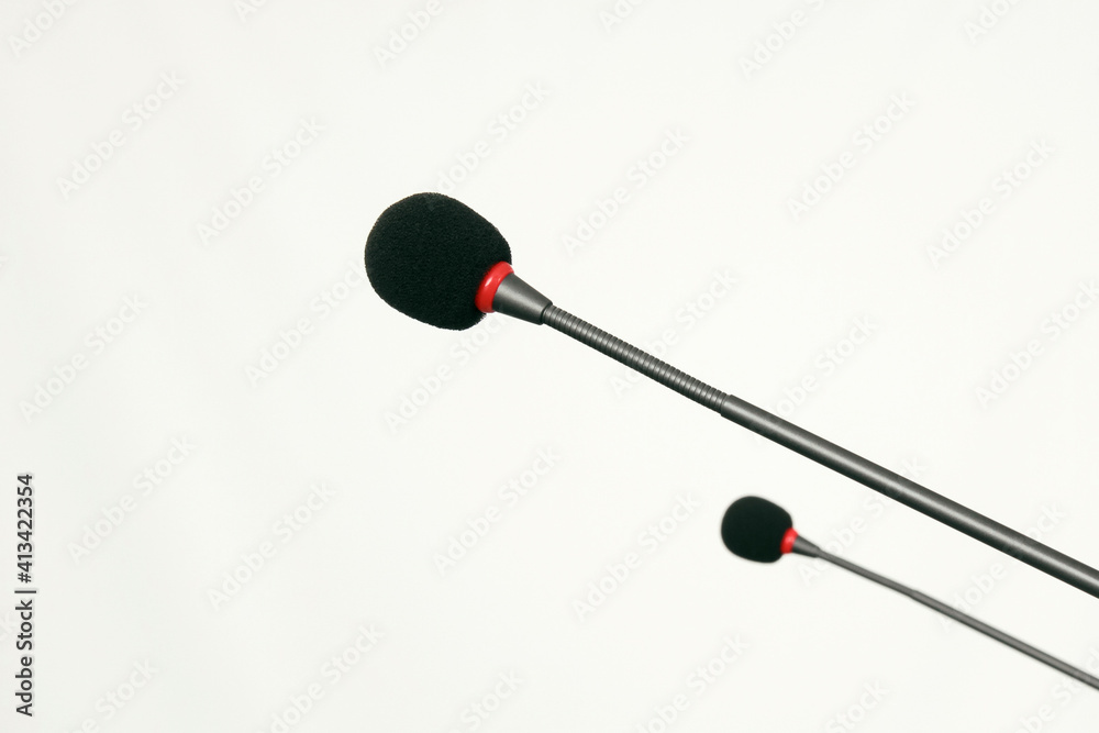 Microphone in the meeting room Microphone in the meeting room