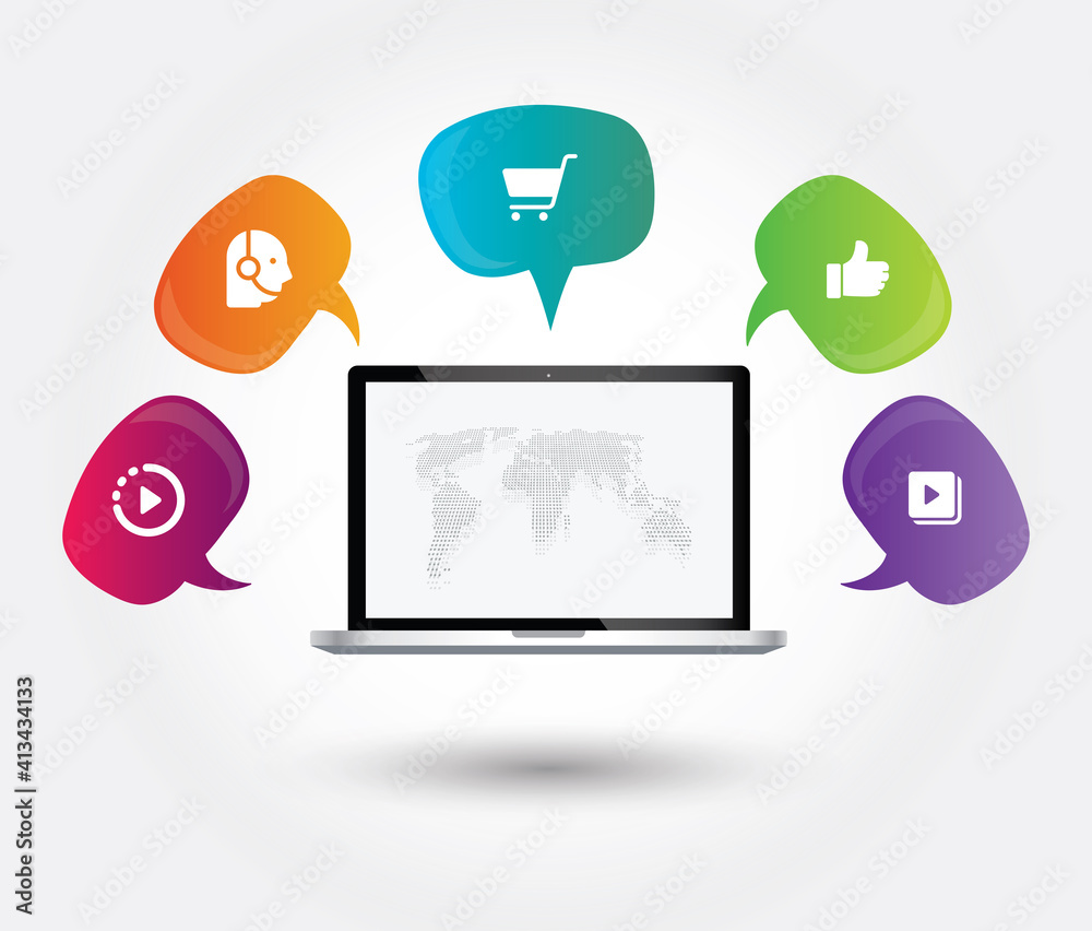Business Marketing and advertising Illustration Business Marketing and advertising Illustration
