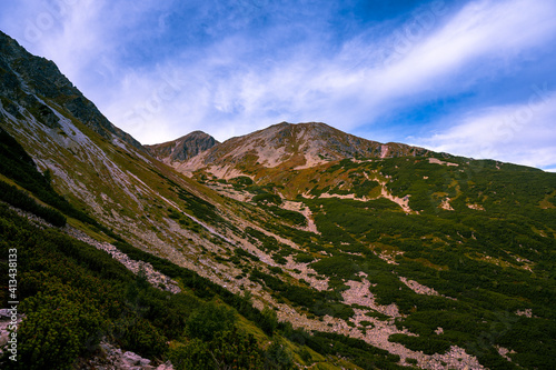 Rohacske lake in Slovakia. Western Tatras mountains, Rohace Slovakia photo