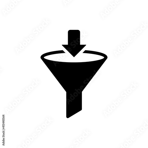 funnel icon design vector template