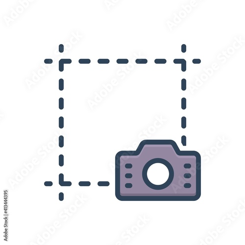 Color illustration icon for screenshot