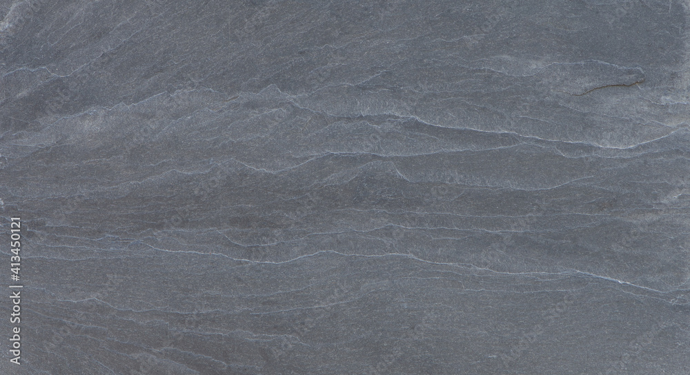 Naklejka premium Black lined marble stone texture background.