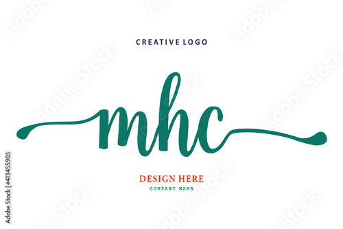 MHC lettering logo is simple, easy to understand and authoritative