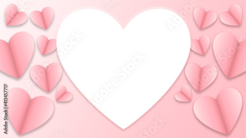 pink heart background
