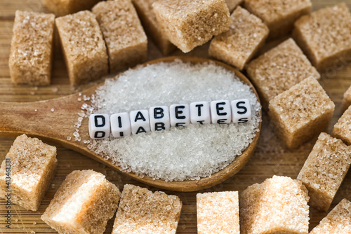 Diabetes illness concept or high glucose or blood sugar values