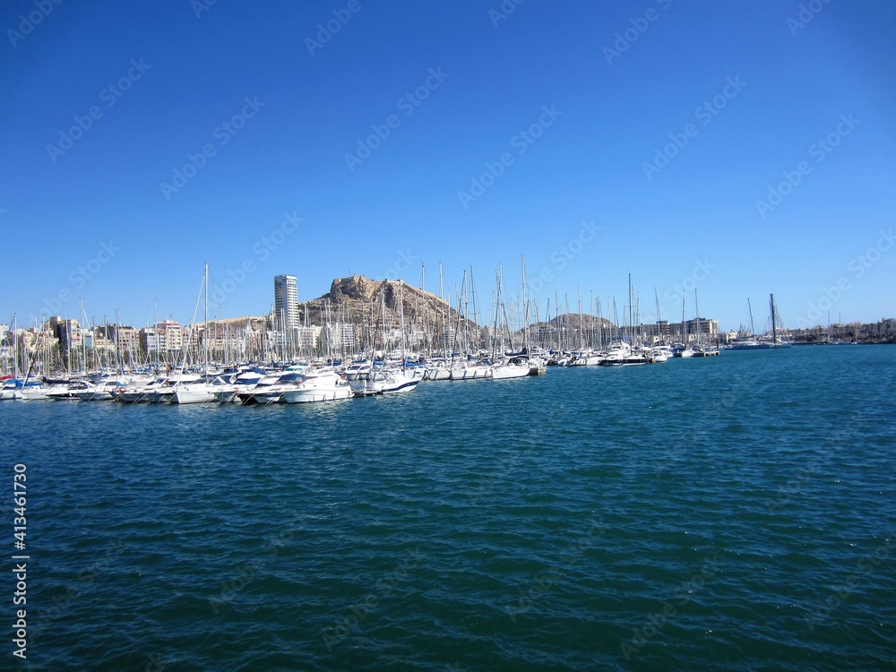Alicante harbour Spain