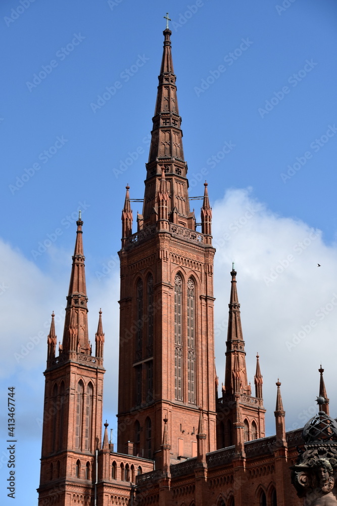 Marktkirche, cathedral of Wiesbaden, Germany