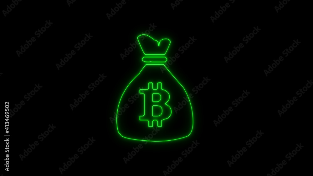 Bitcoin neon green color, Cryptocurrency. Bitcoin symbol on black background. Royalty high-quality free stock photo image of bitcoin Cryptocurrency, digital Bit Coin. BTC Currency Technology Business Bitcoin neon green color, Cryptocurrency. Bitcoin symbol on black background. Royalty high-quality free stock photo image of bitcoin Cryptocurrency, digital Bit Coin. BTC Currency Technology Business