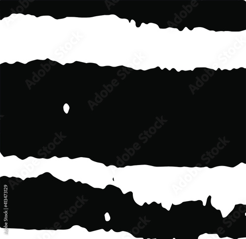 Grainy messy overlay of empty, aging, scratched wall. Lines, dots and spots structural texture. Cool and artsy faux leather background. Abstract vector illustration. Black isolated on white. EPS10
