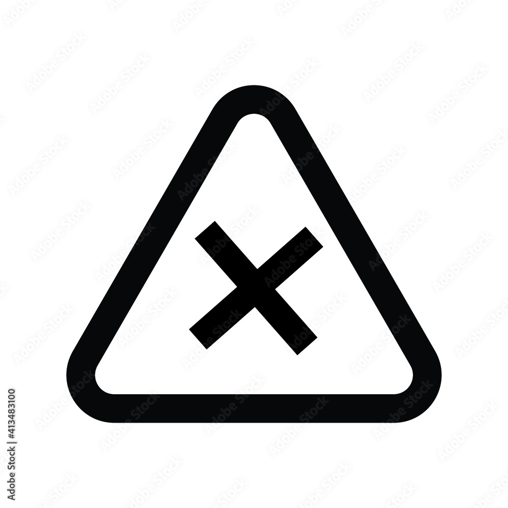 The road sign is black. Road traffic rules vector icons The road sign is black. Road traffic rules vector icons