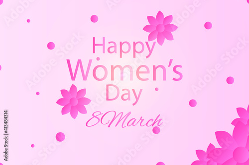 illustration design to celebrate womens day march 8