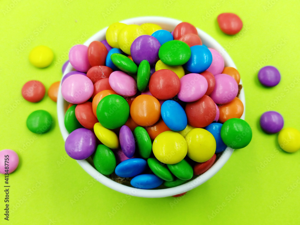 colorful chocolate candies colorful chocolate candies