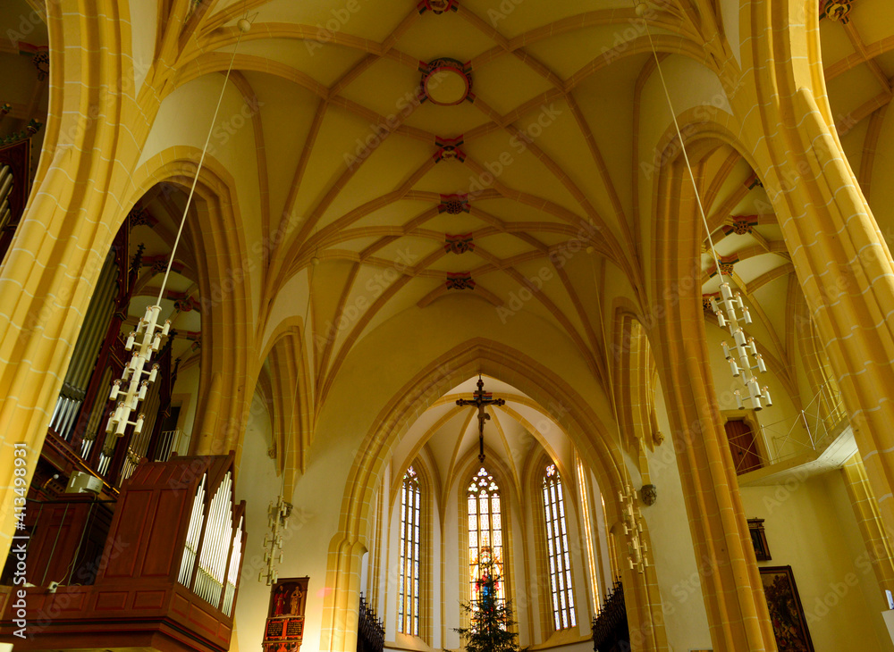 Innenansicht Stiftskirche Herrenberg