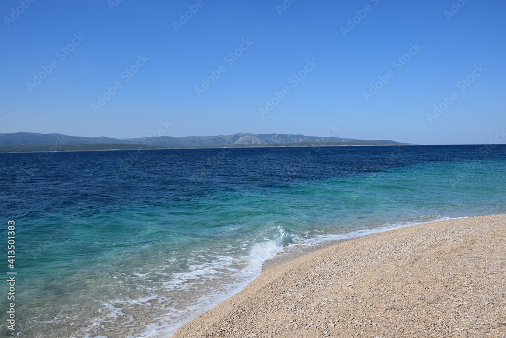 Fototapeta premium The island of Brac in Croatia