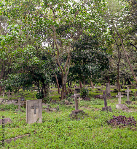 Cemetery in Africa
