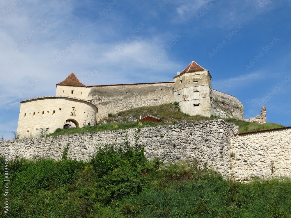 Zamek Rasnov w Rumunii