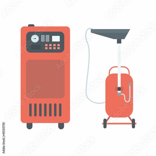 Car service equipment. Oil System Tools and Equipment. ATF Device. Automatic Transmission Oil Change Machine. Pneumatic Waste Oil Drainer, Extractor.
