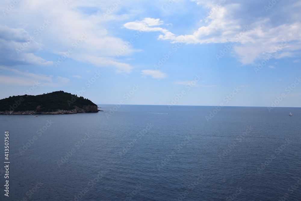 The city of Dubrovnik in Croatia The city of Dubrovnik in Croatia