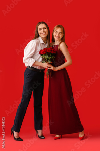 Young transgender couple wi...