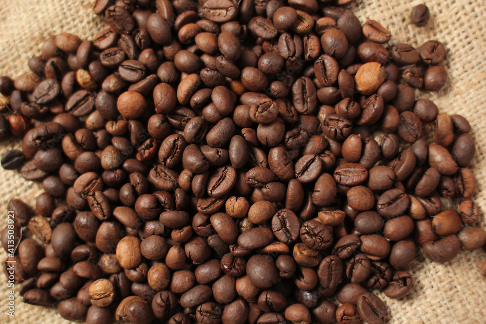 variety of roasted arabica and robusta coffee beans from Indonesia, variety of roasted arabica and robusta coffee beans from Indonesia,