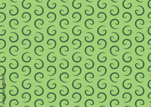 Vector texture background  seamless pattern. Hand drawn  green colors.