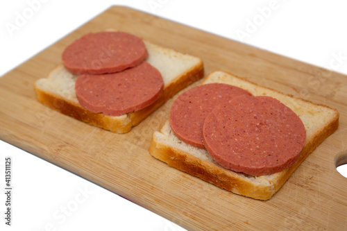 toasted bread on toaster top view