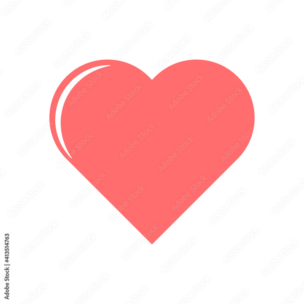 Heart vector icon in flat style. Heart icon for world health day. Love concept icon. Vector illustration. Heart vector icon in flat style. Heart icon for world health day. Love concept icon. Vector illustration.