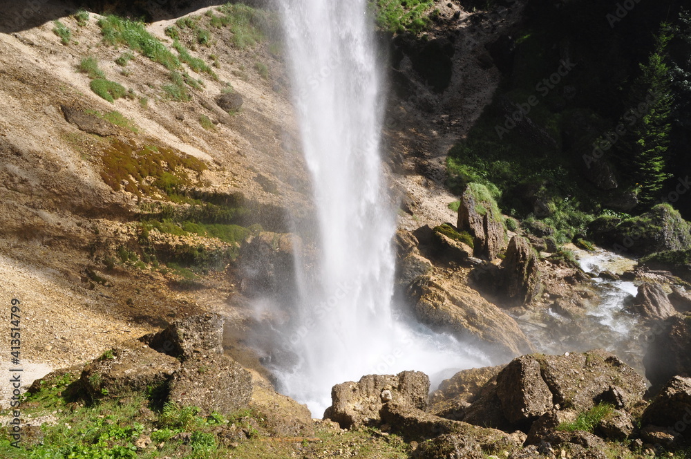 Pericnik waterfall, Slovenia, water problem, drought, Triglavski Narodni Park Pericnik waterfall, Slovenia, water problem, drought, Triglavski Narodni Park
