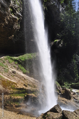 Pericnik waterfall  Slovenia  water problem  drought  Triglavski Narodni Park