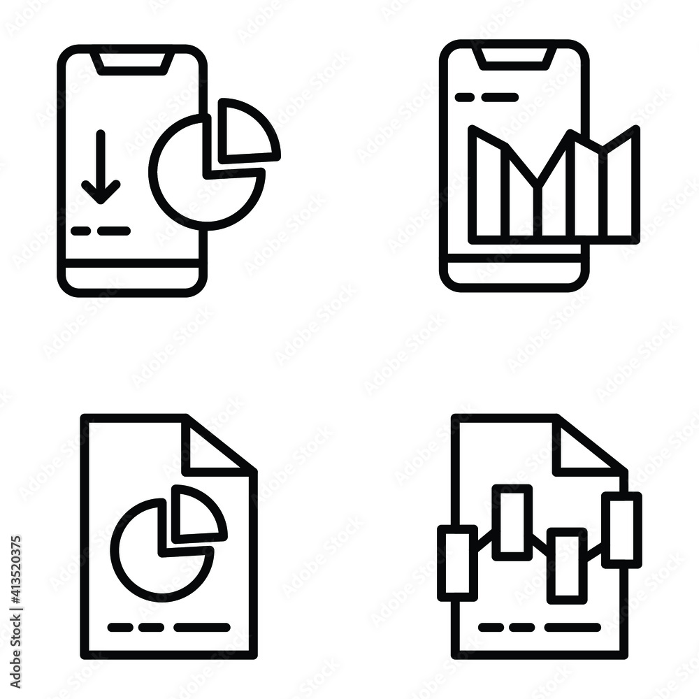 Design icons for trade and business economy needs Design icons for trade and business economy needs