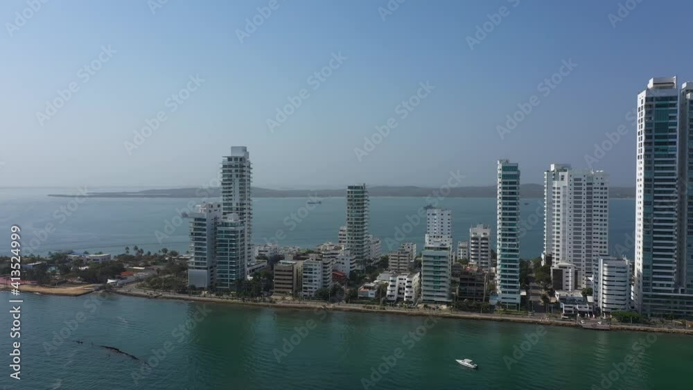 Skyscraper glass and white facades at a bright sunny day. Economy finances and business activity concept aerial view Skyscraper glass and white facades at a bright sunny day. Economy finances and business activity concept aerial view