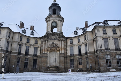 mairie, rennes, beffroi, hôtel de ville