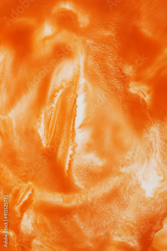 bright orange water colour background