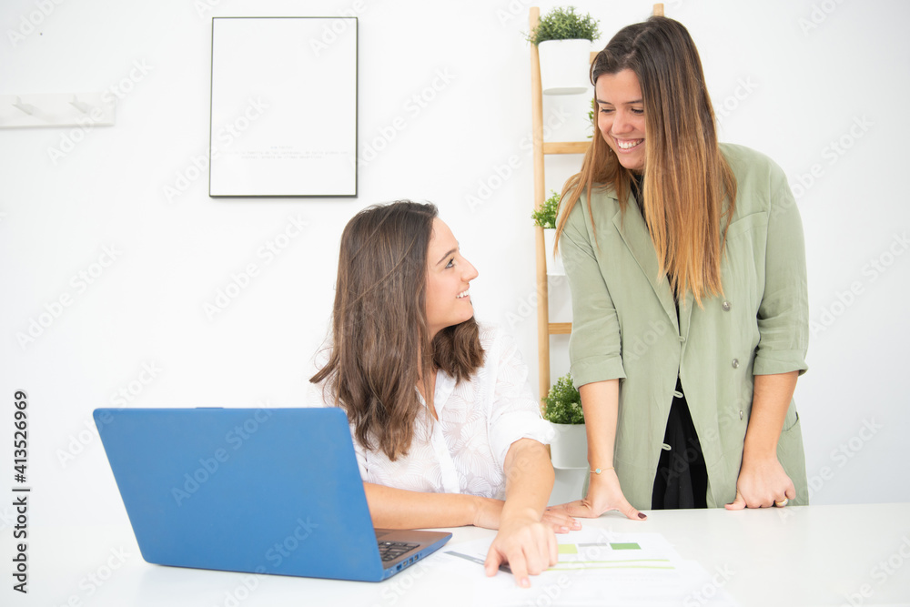 young entrepreneur businesswomen working in their office young entrepreneur businesswomen working in their office