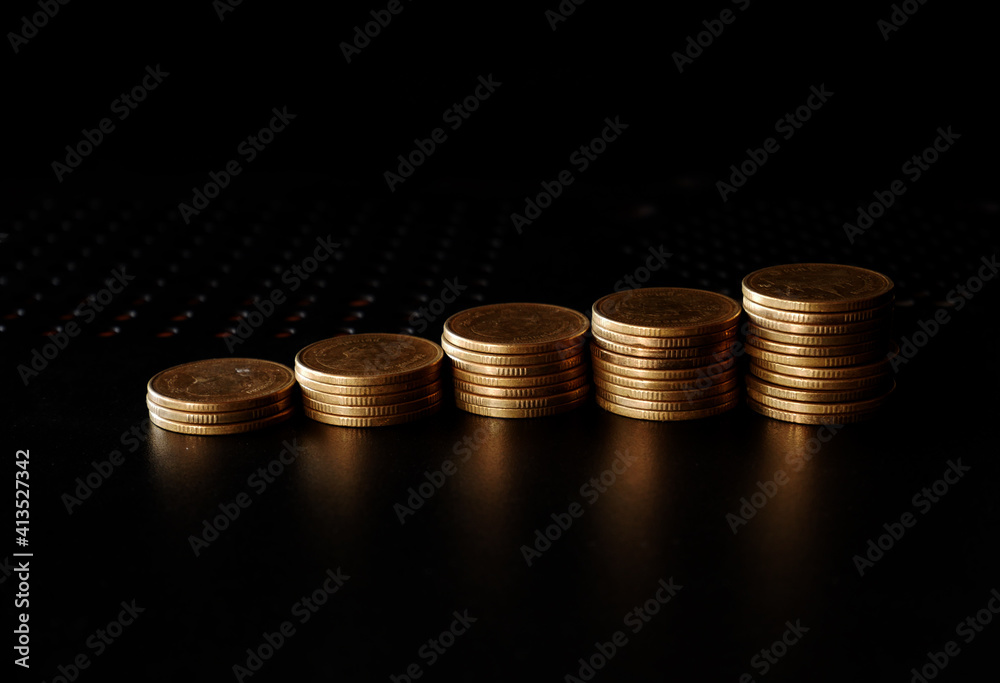 stacks of gold money coin background concept saving money stacks of gold money coin background concept saving money