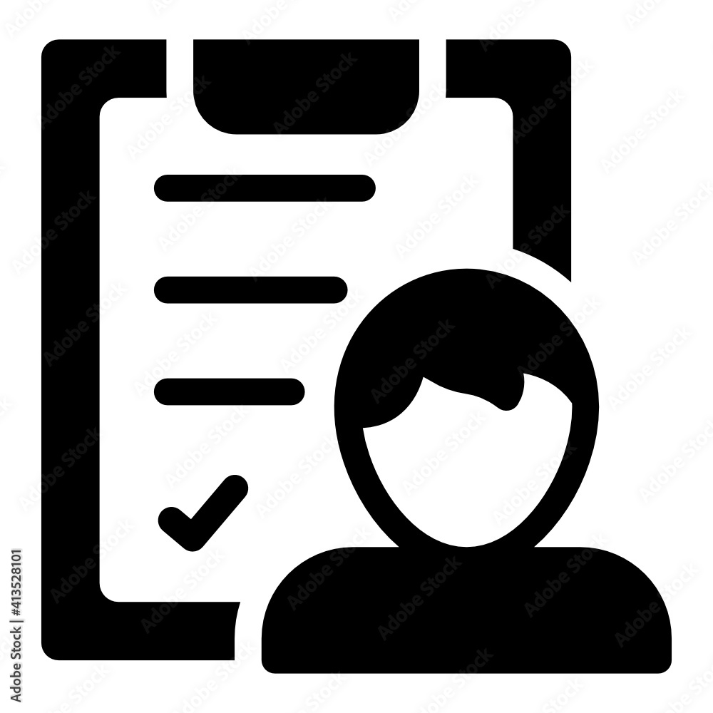Customer survey glyph icon, editable vector
Customer survey glyph icon, editable vector