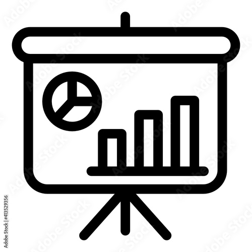 
Pie and chart denoting glyph icon of infographics 
