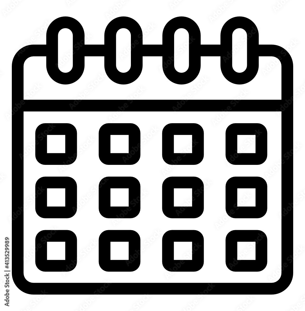 An icon design of calendar, editable vector
An icon design of calendar, editable vector