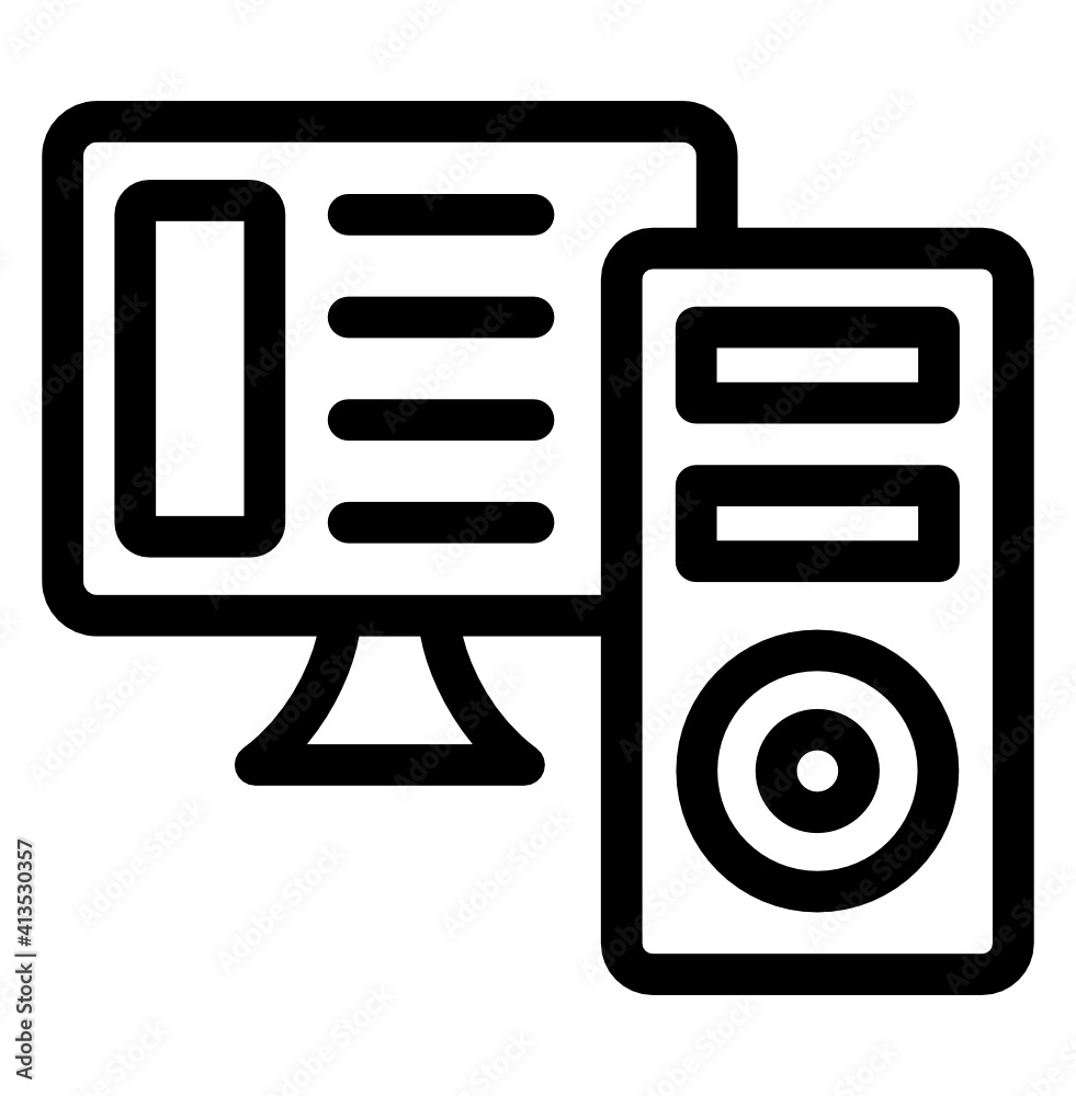 Dollar inside laptop, online money flow linear icon
Dollar inside laptop, online money flow linear icon