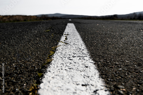 Wallpaper Mural asphalt road in the countryside Torontodigital.ca