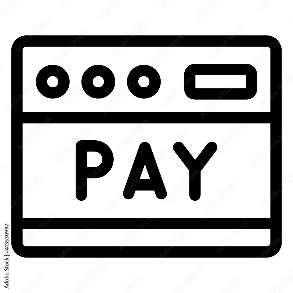 Mobile payment with card icon in line design, digital payment
Mobile payment with card icon in line design, digital payment