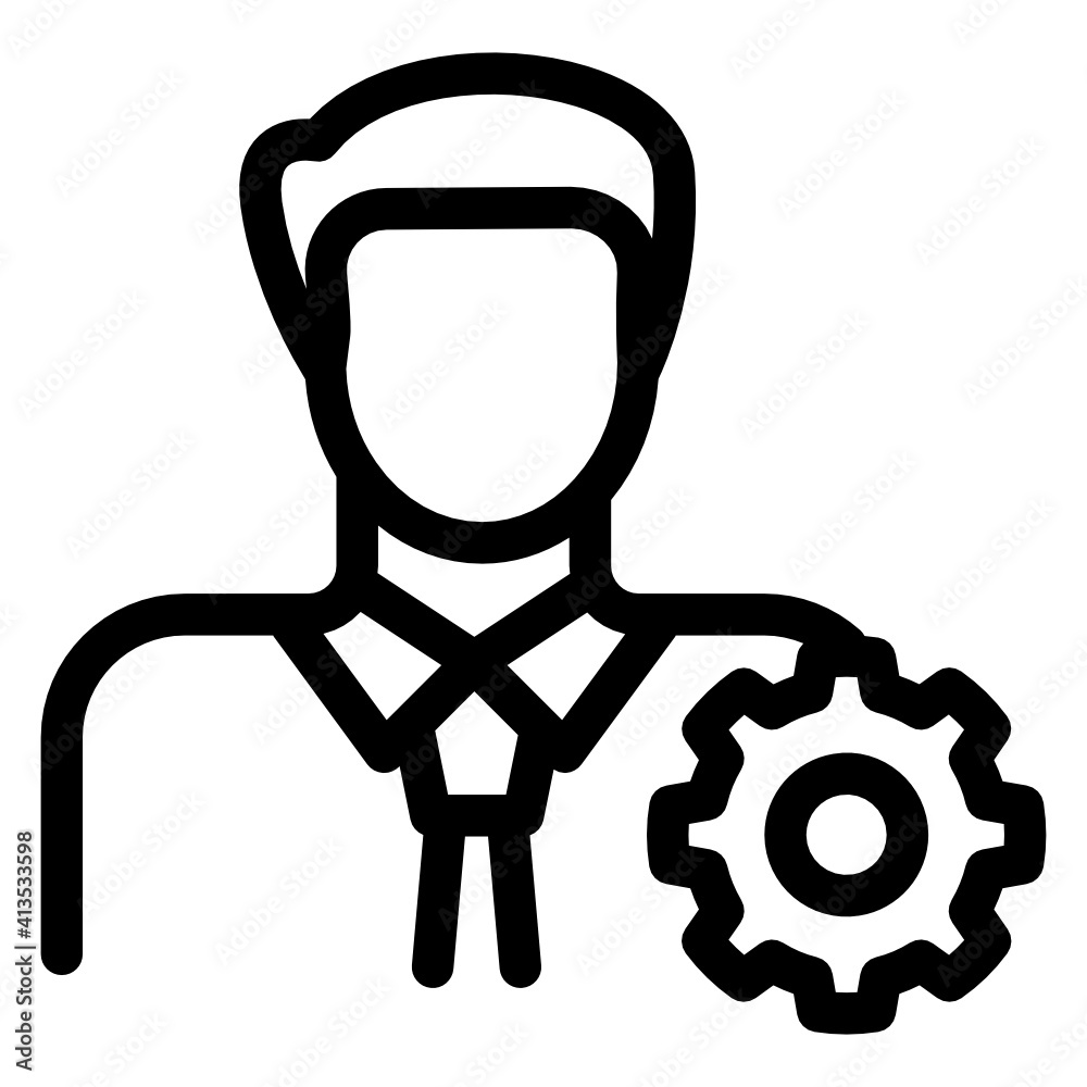 Customer management in linear style icon, editable vector
Customer management in linear style icon, editable vector