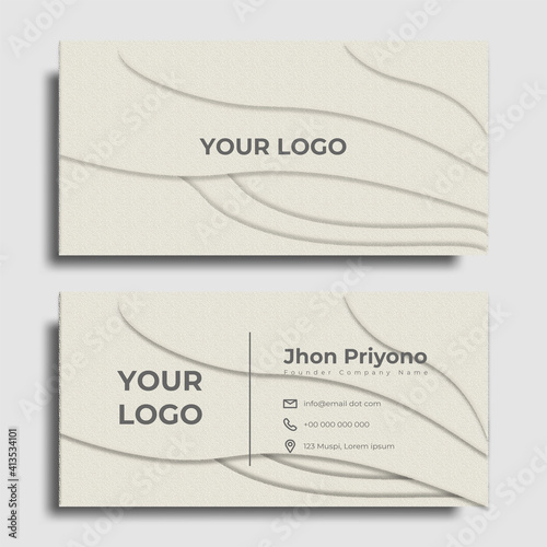 Modern Business Card Template Double sided