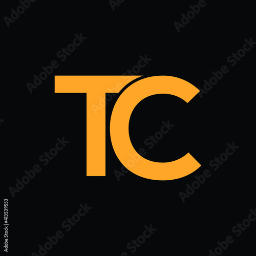 tc letter logo design  photo